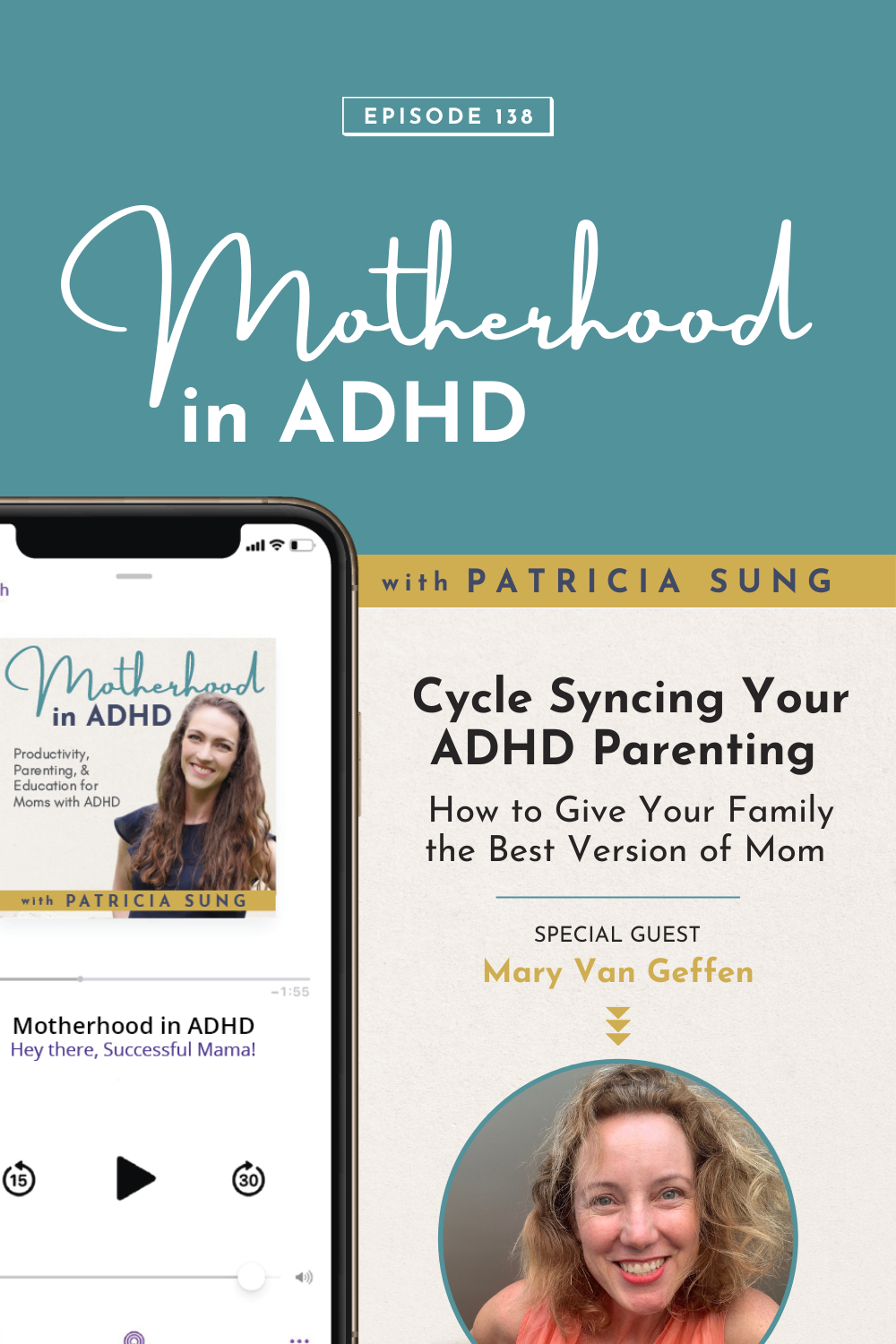 Cycle Syncing your ADHD Parenting: How to Give Your Family the Best Version of Mom with Spicy Child Parenting Coach Mary Van Geffen #138