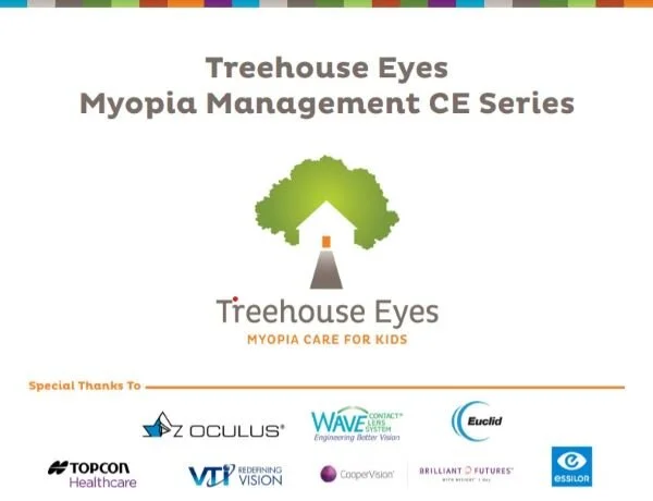 Dr. Ryan Stybel presents "The Myopia Epidemic"