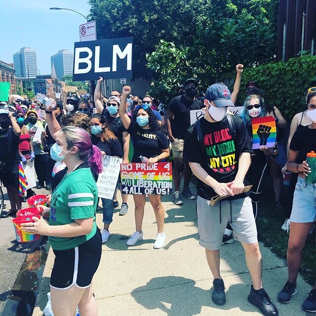 Beautiful, peaceful, powerful, loving!! BLACK LIVES MATTER! What a special pride🏳️&zwj;🌈🏳️&zwj;🌈🏳️&zwj;🌈