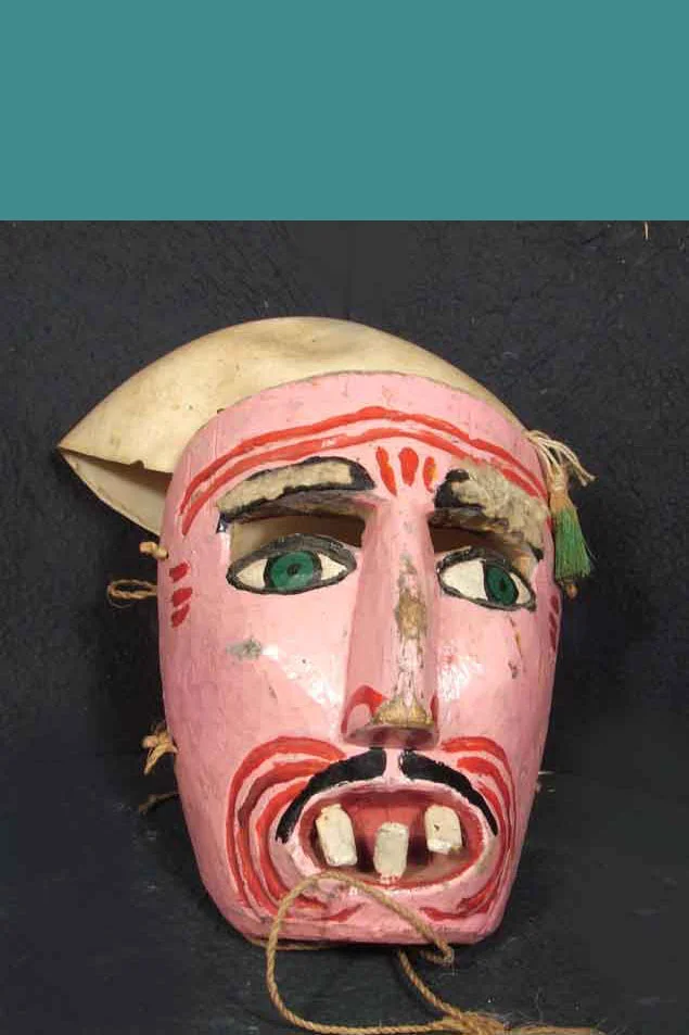Vintage viejo mask, view 7