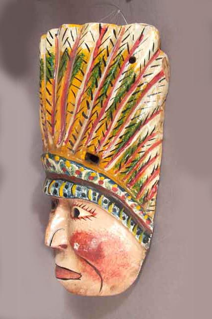 Indio mask, view 2