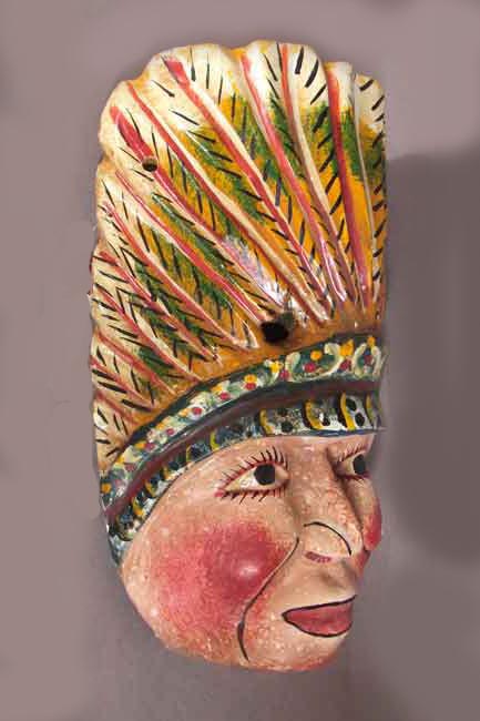 Indio mask, view 4