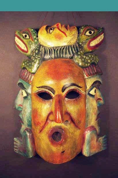  M18. Three-face mask by Arturo AjCanil