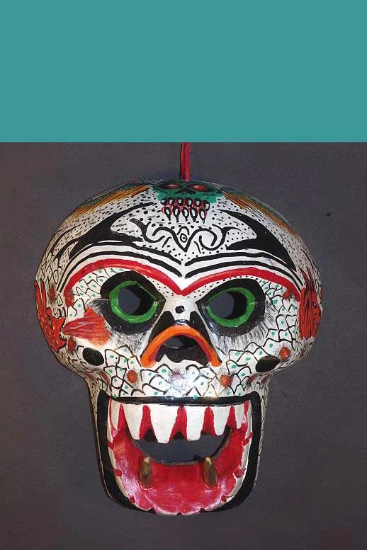 S1 Wooden skull mask