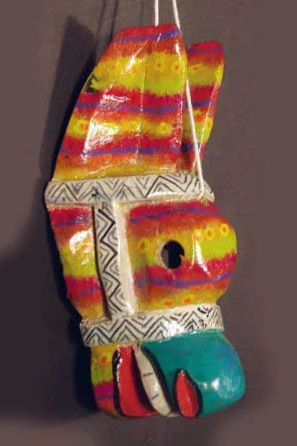 Mini burro mask, view 3