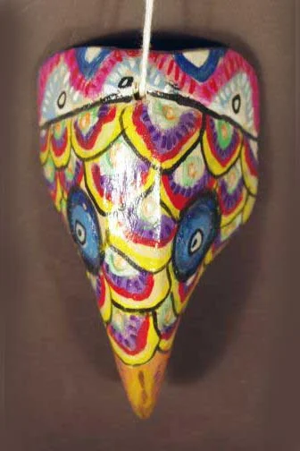 M33.  Mini bird mask.