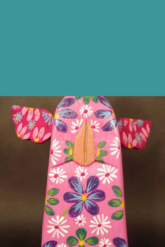 Wooden angel, view 3