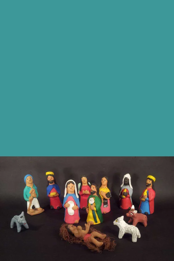 Guillermina Aguilar nativity, vintage - View 1