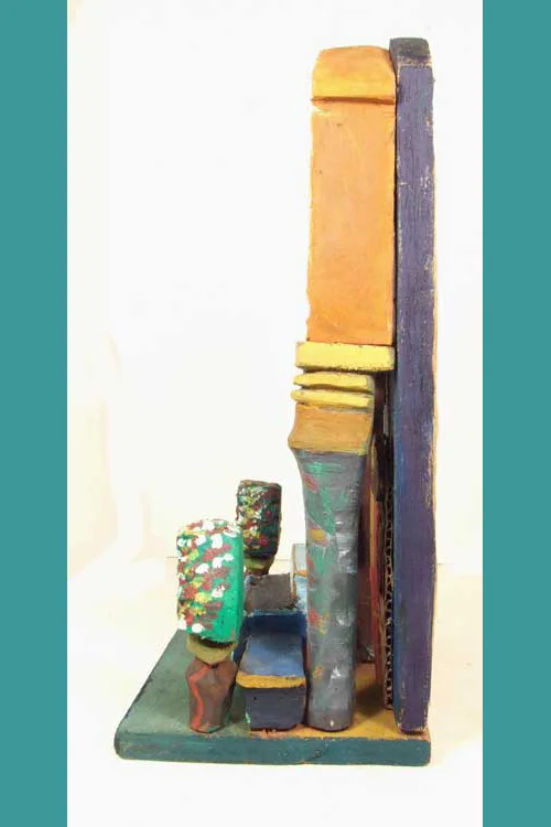 San Jesus in painted wooden nicho, View 5