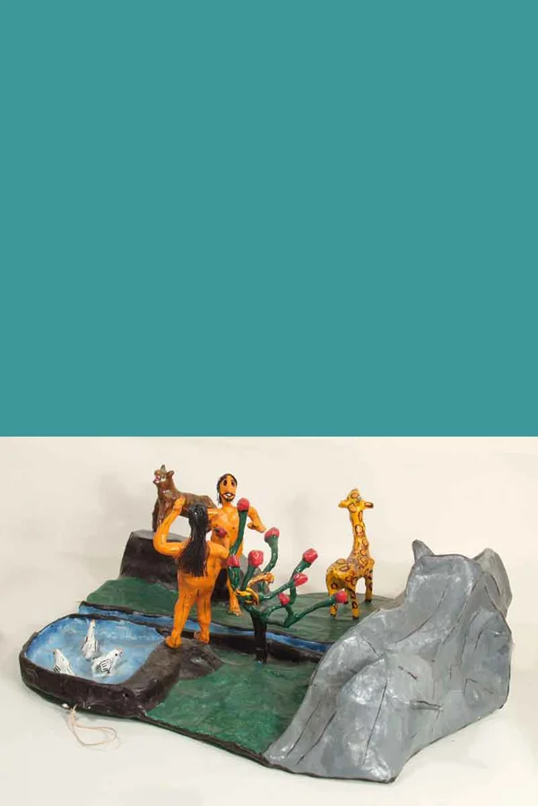 Adam & Eve Sculpture, view 4