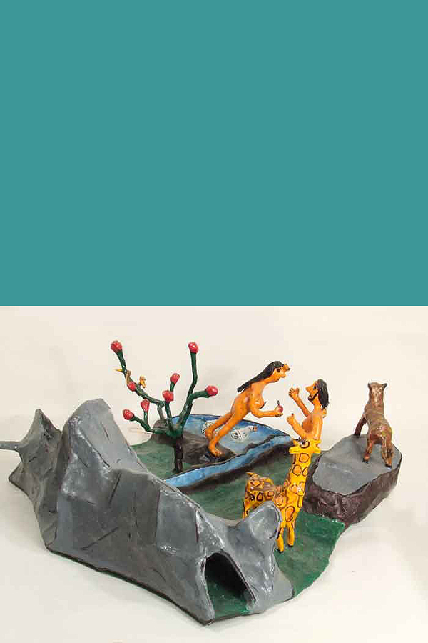 Adam & Eve Sculpture, view 2