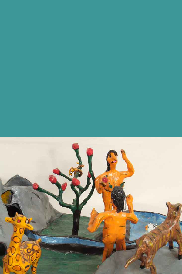 Adam & Eve Sculpture, view 5