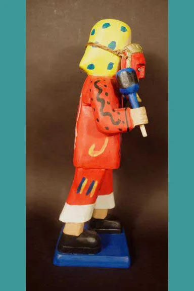 Handcarved Guatemalan folk dancer, view 5