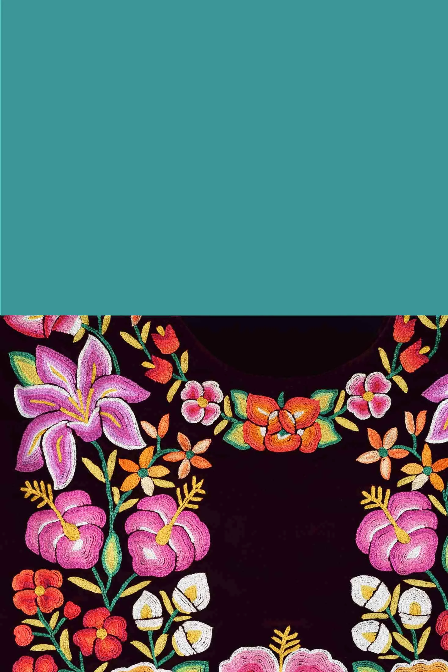 Tehuantepec embroidered huipile 1, view 4