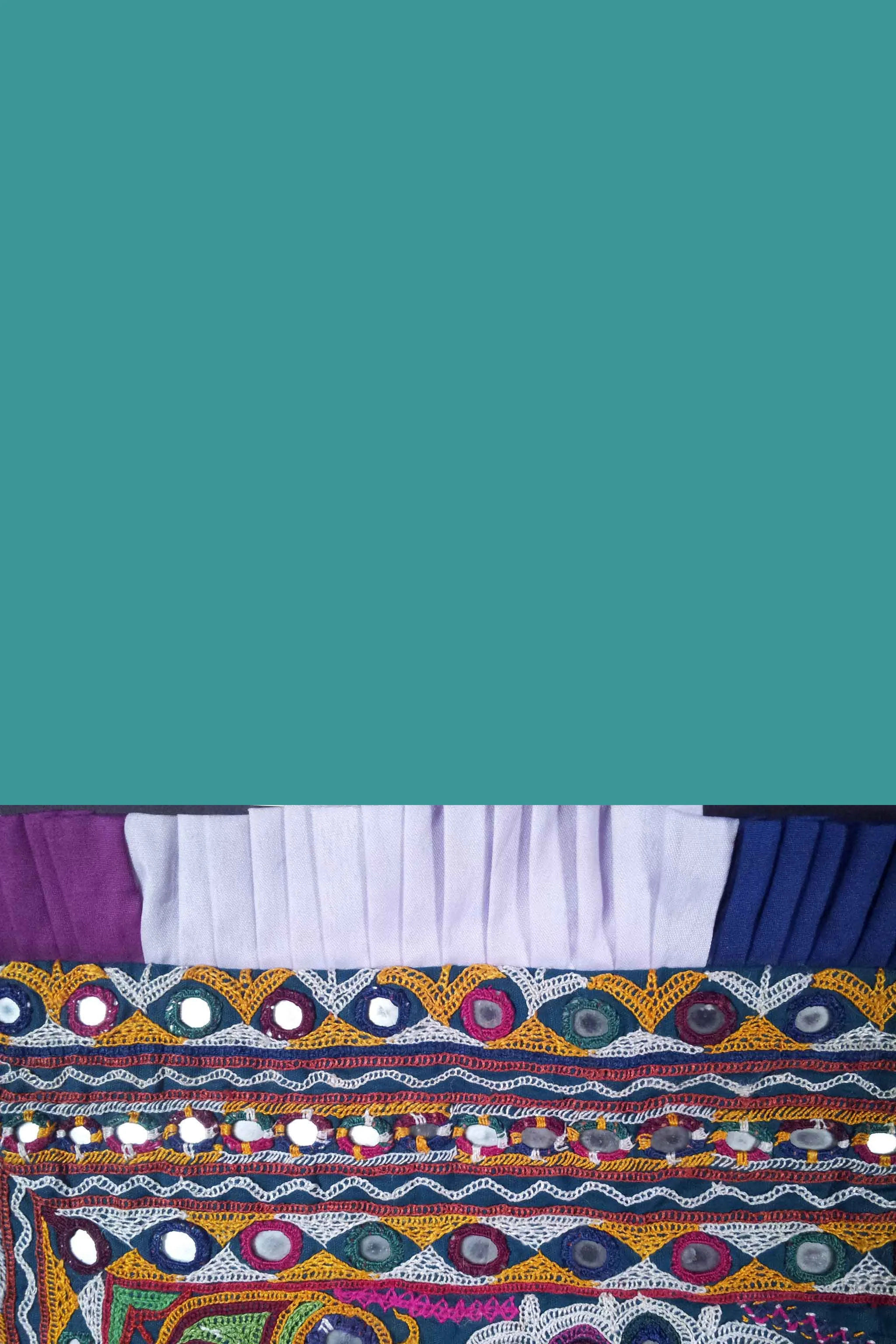 Banjari vintage chakla cloth, view 9
