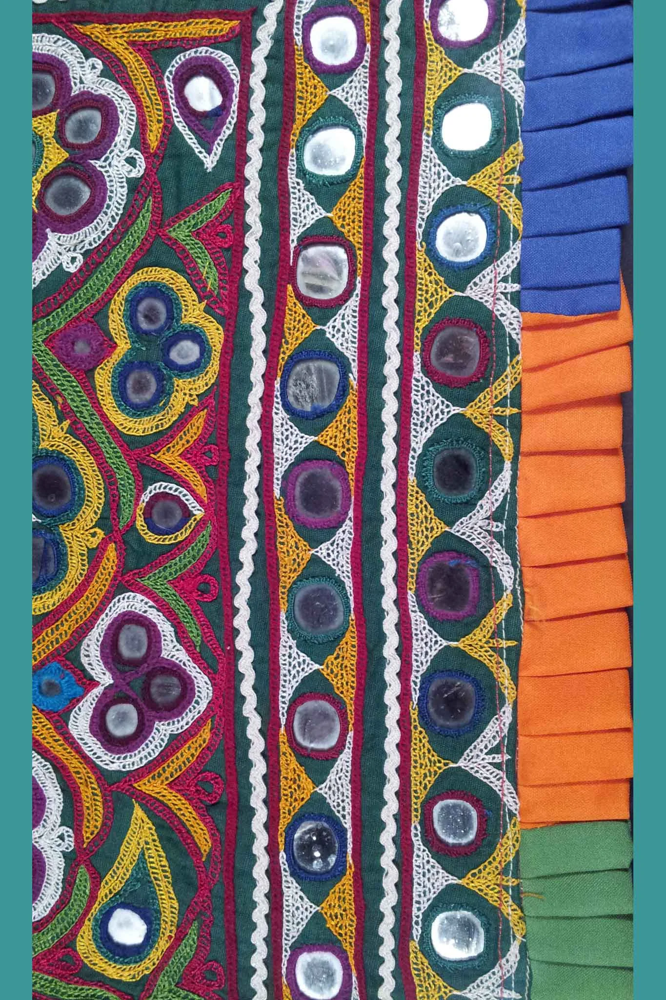 Banjari vintage chakla cloth 2, view 3