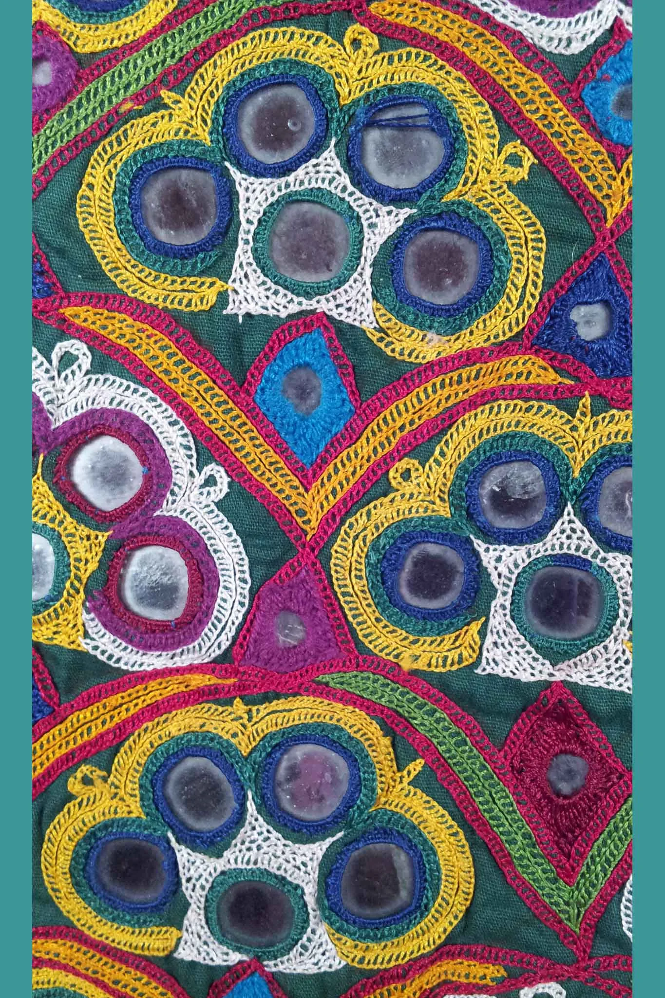 Banjari vintage chakla cloth 2, view 4