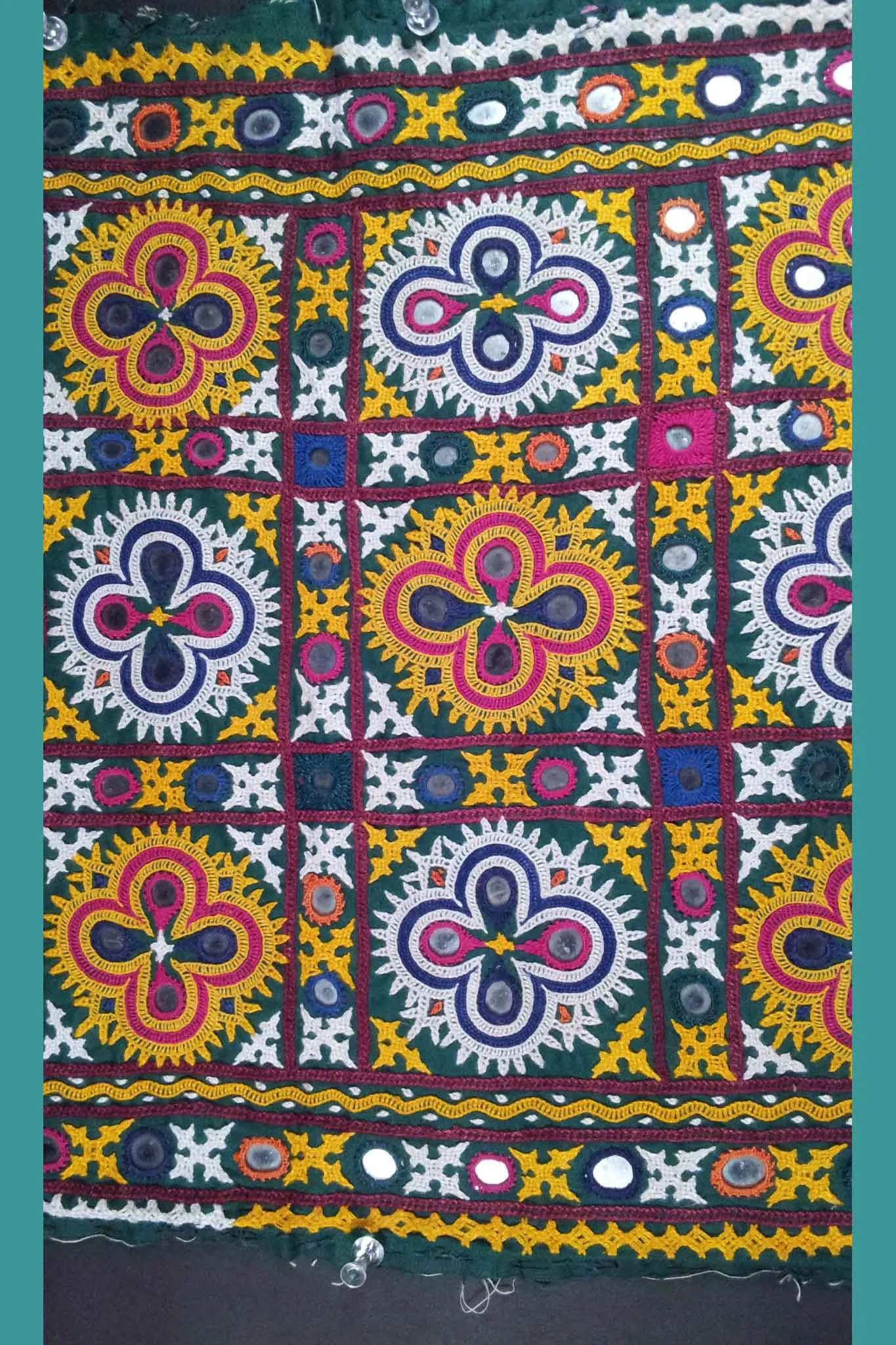 Banjari vintage chakla cloth 7, view 3
