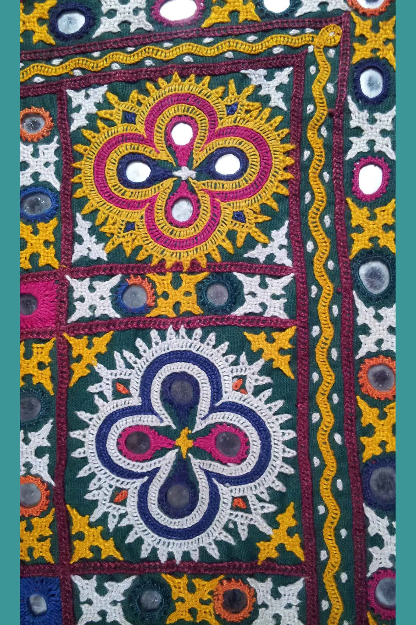Banjari vintage chakla cloth 7, view 4