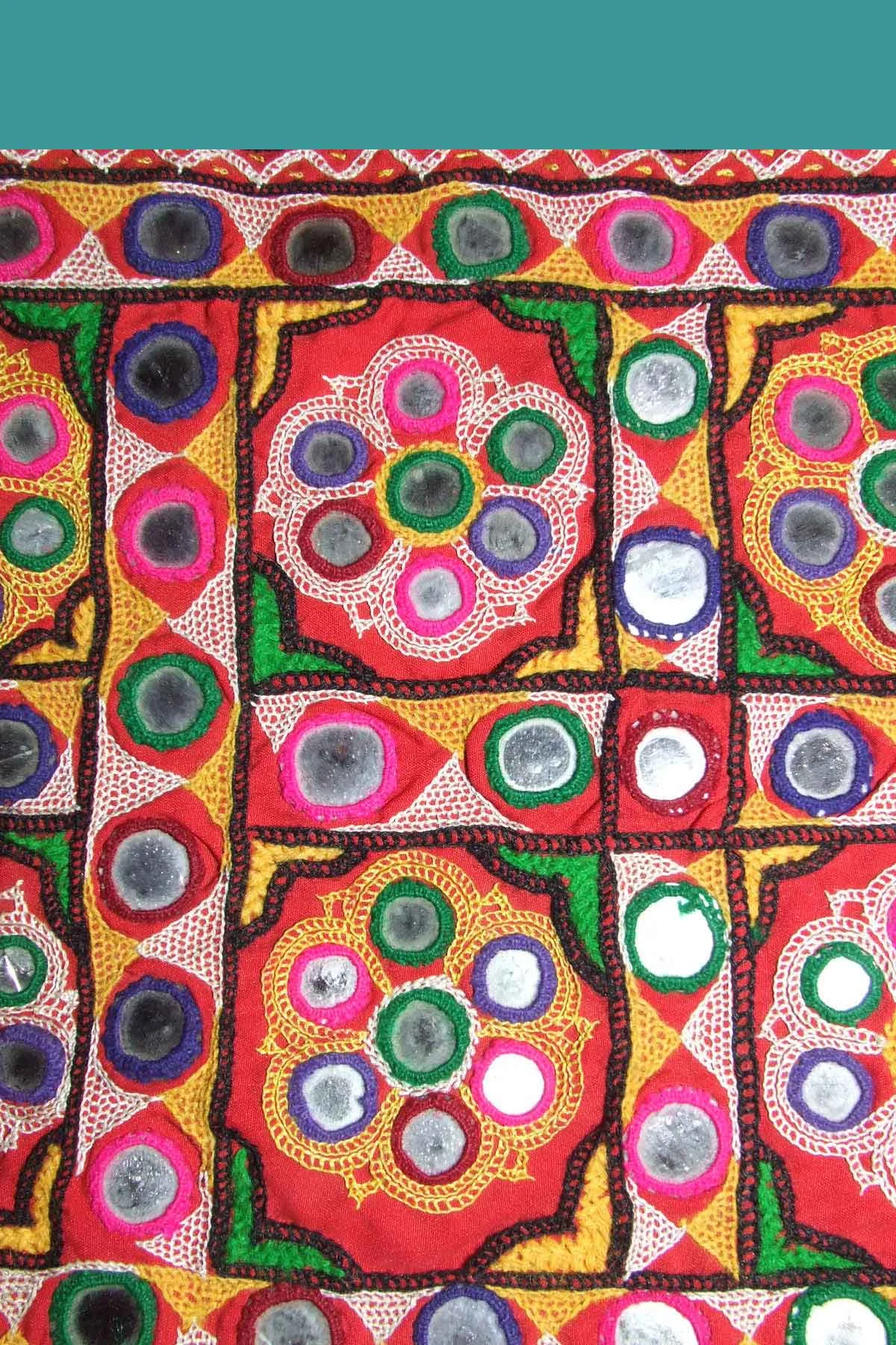 Banjari vintage chakla cloth 8, view 3