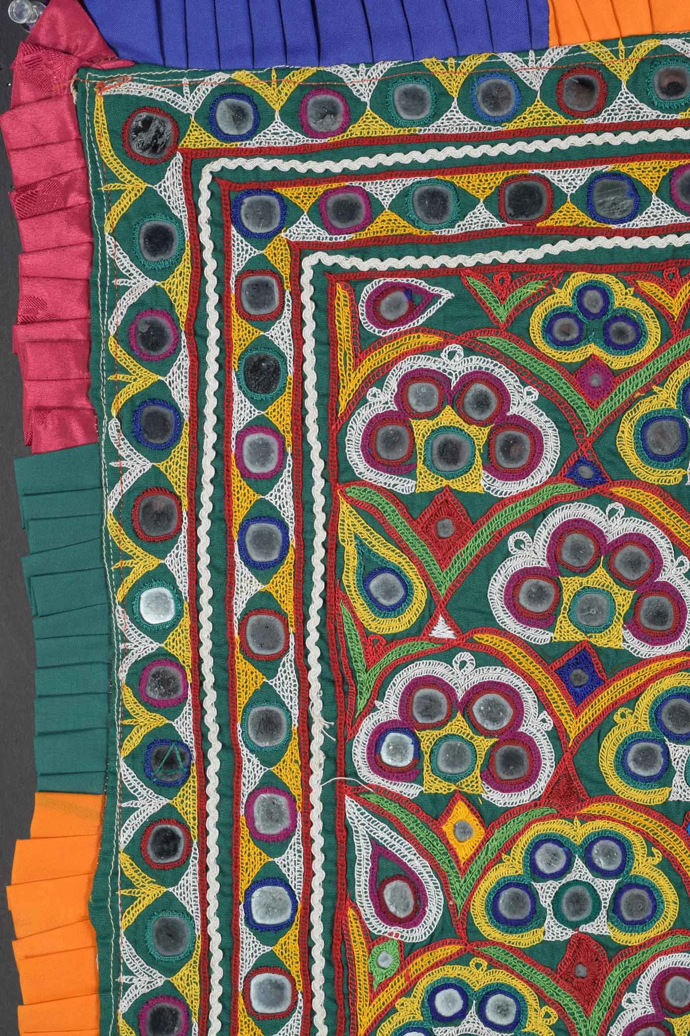 Banjari vintage chakla cloth 2, view 5