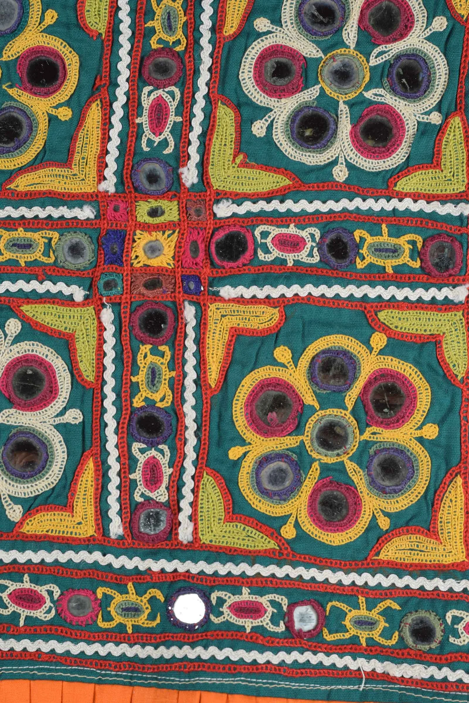Banjari vintage chakla cloth 5, view 4