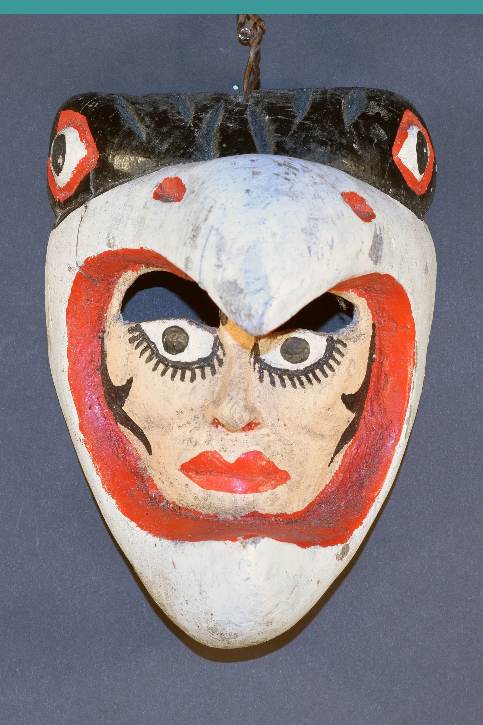 Eagle warrior mask Mexico, View 1