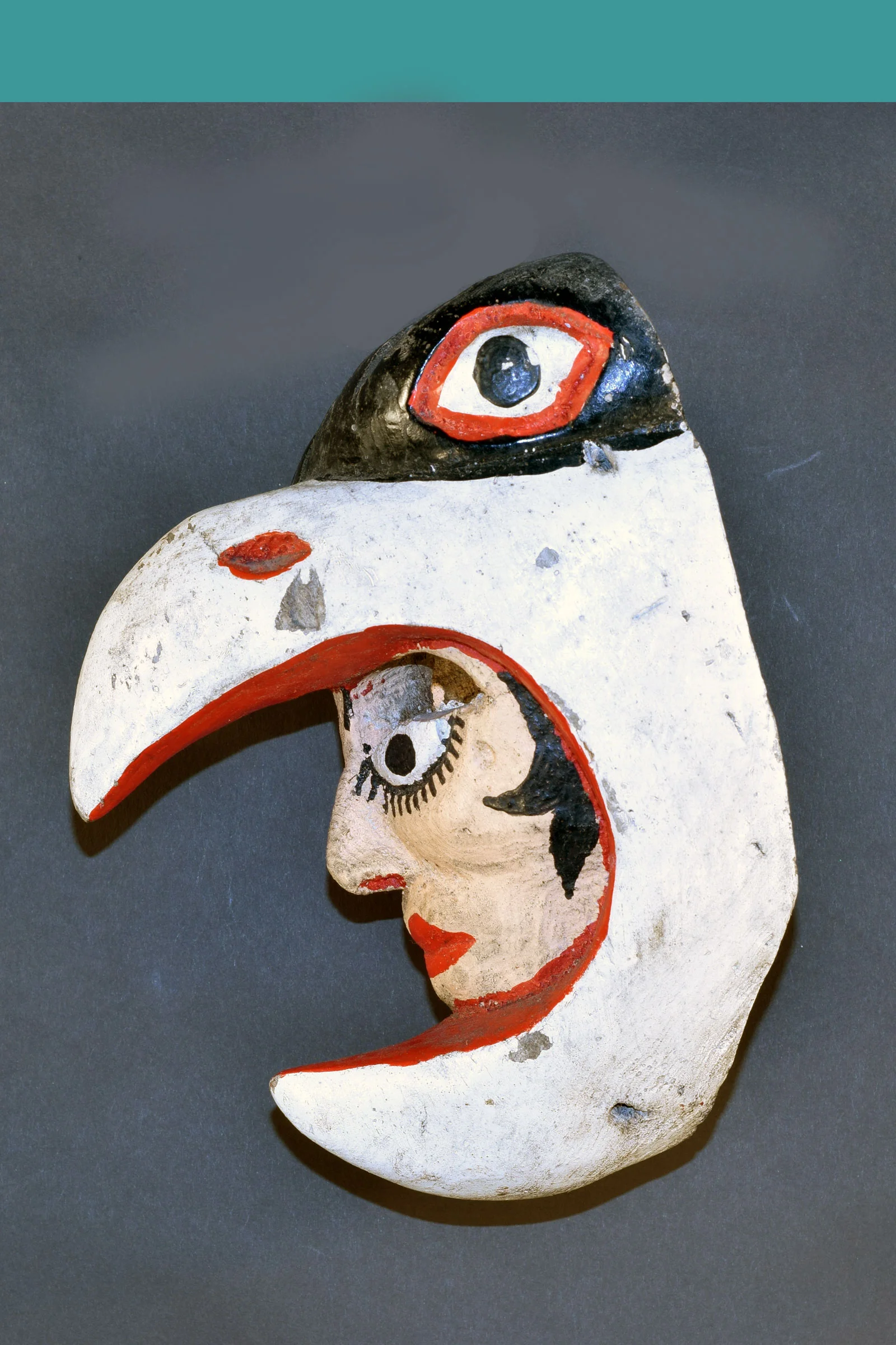 Eagle warrior mask Mexico, View 3