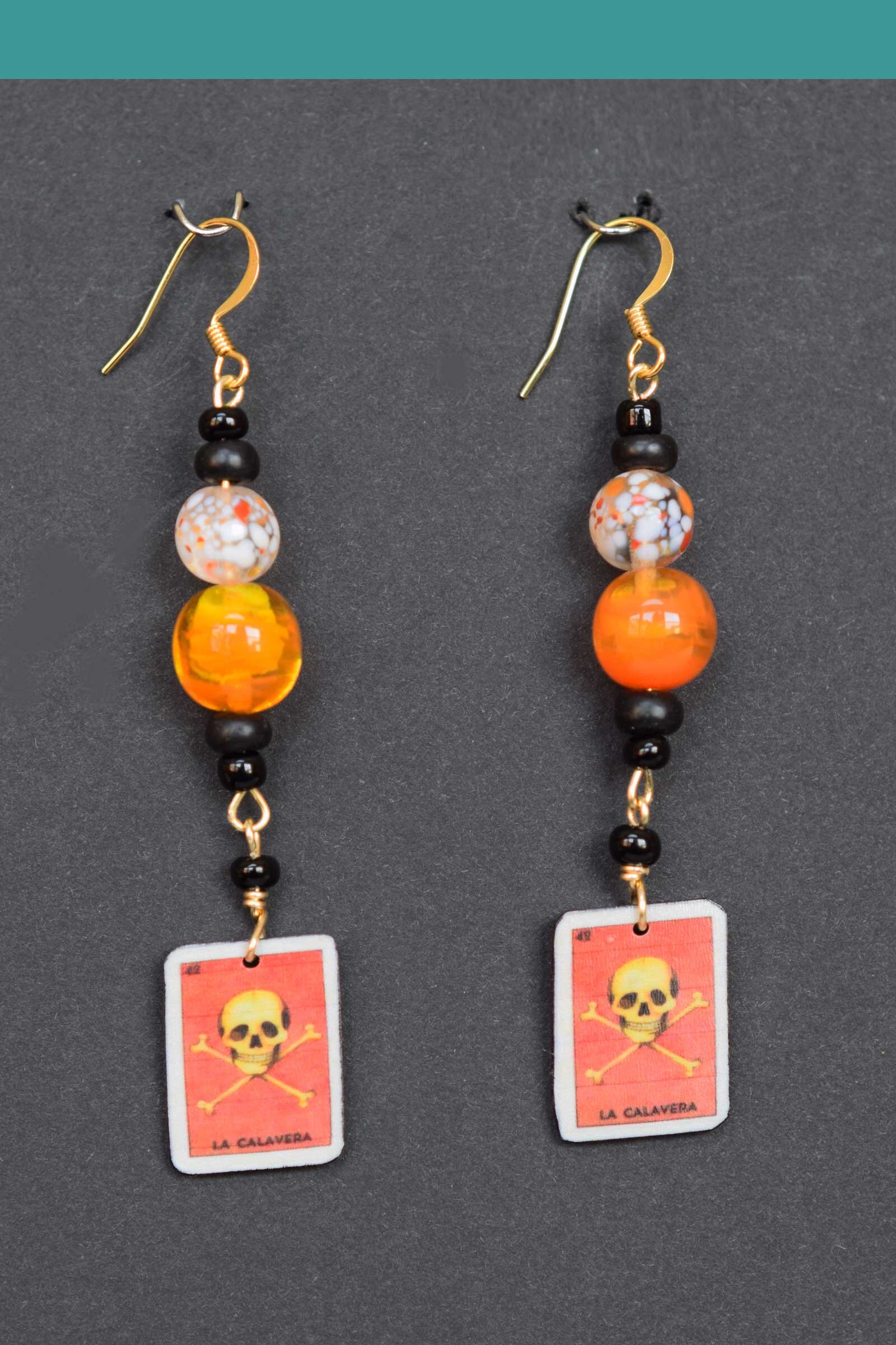 La Calavera earrings, small image