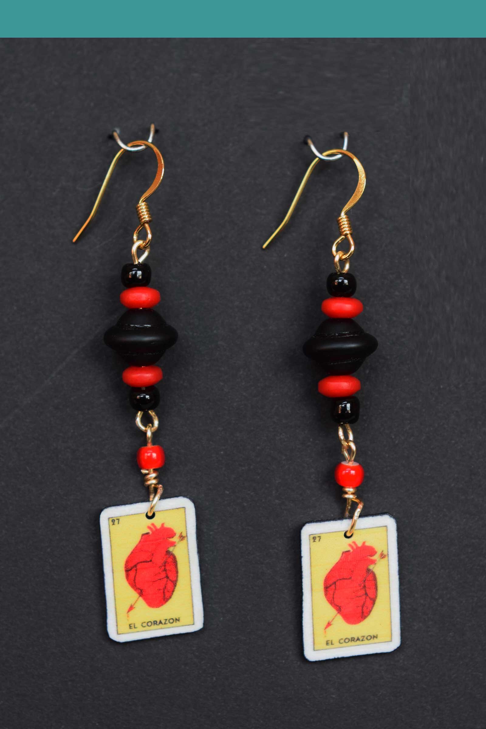 El Corazon 1 earrings, small earrings