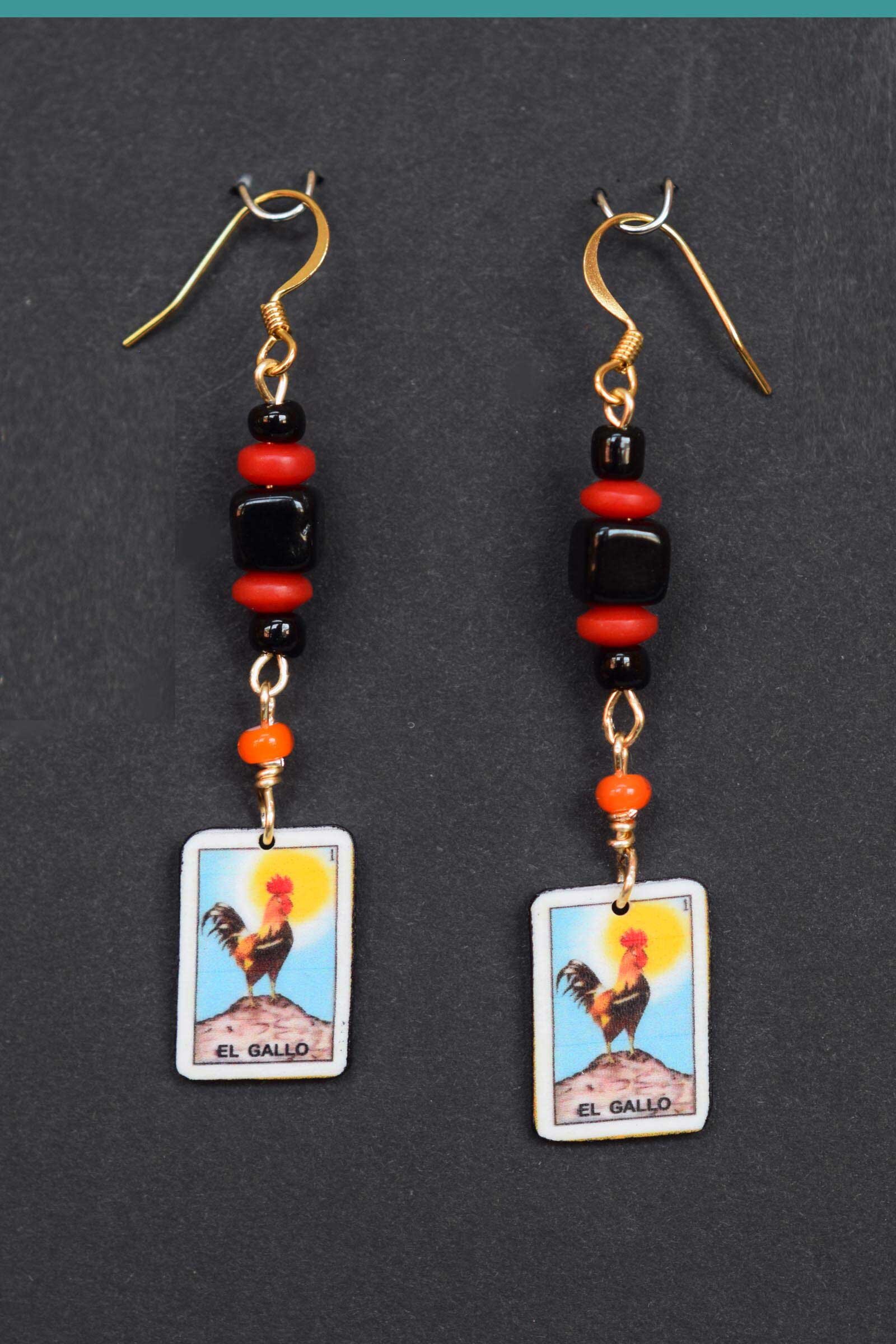 El gallo earrings 2, small image