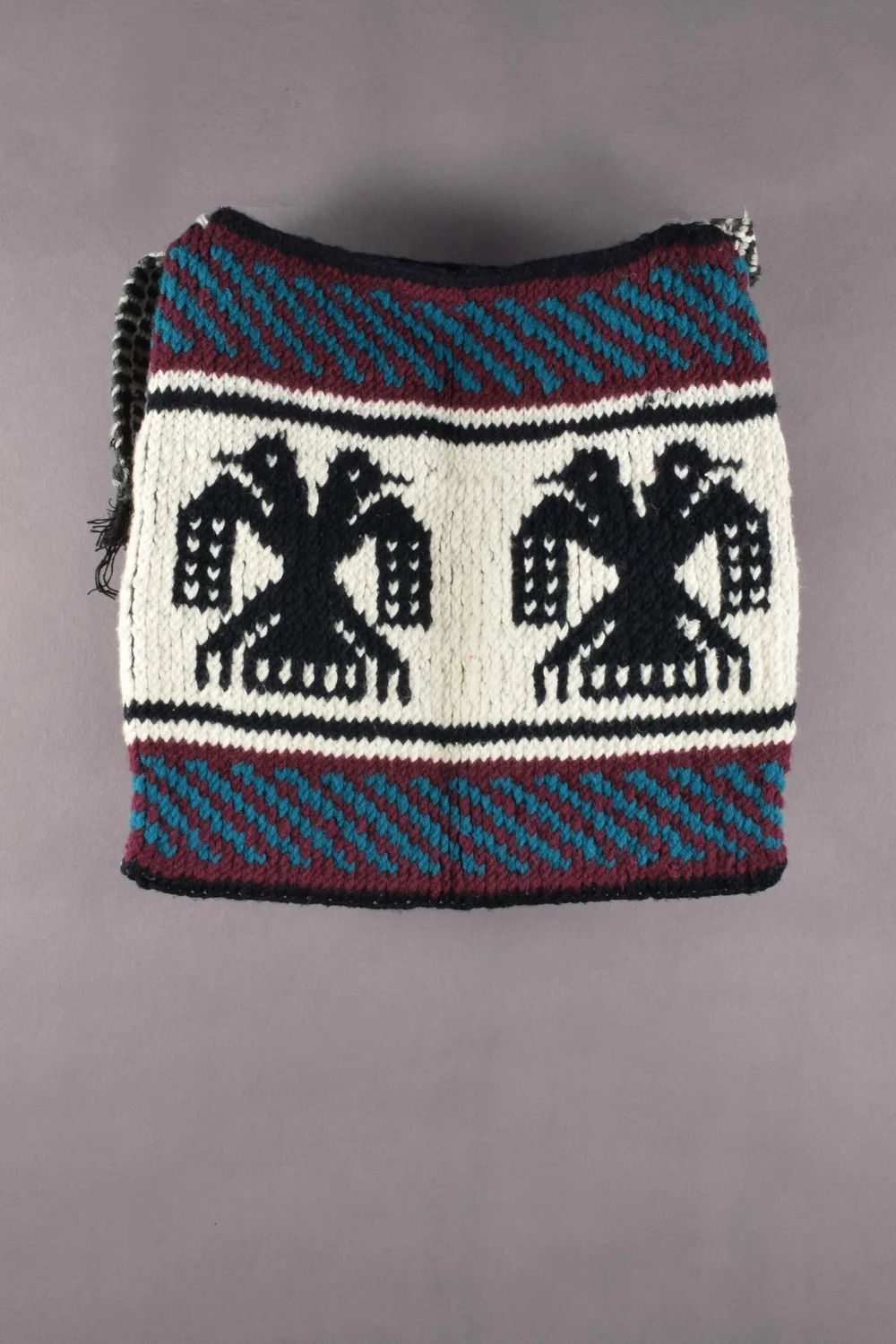 Guatemalan knit morral — Las Manos Magicas Folk Art, Masks