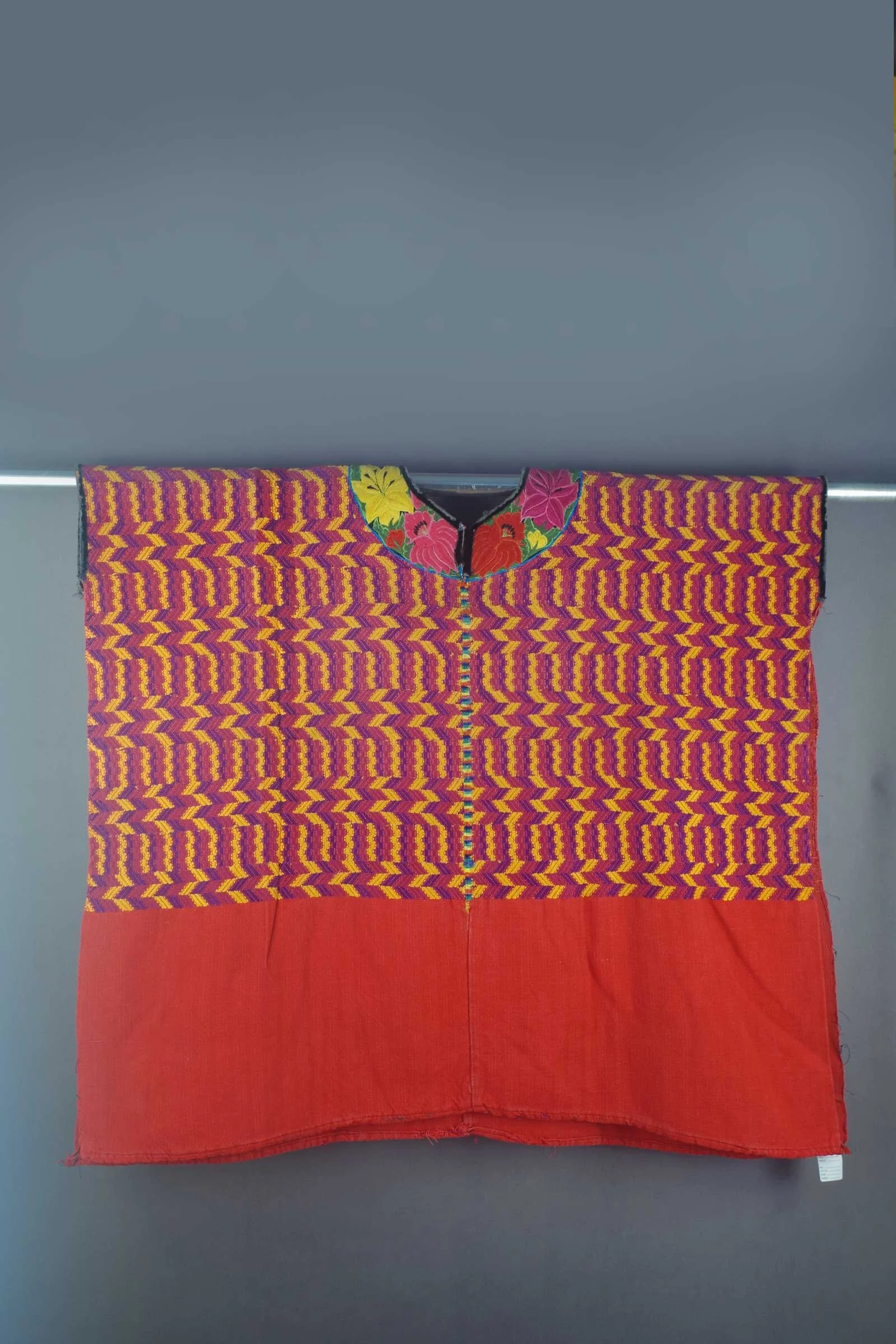Red Almolonga huipil