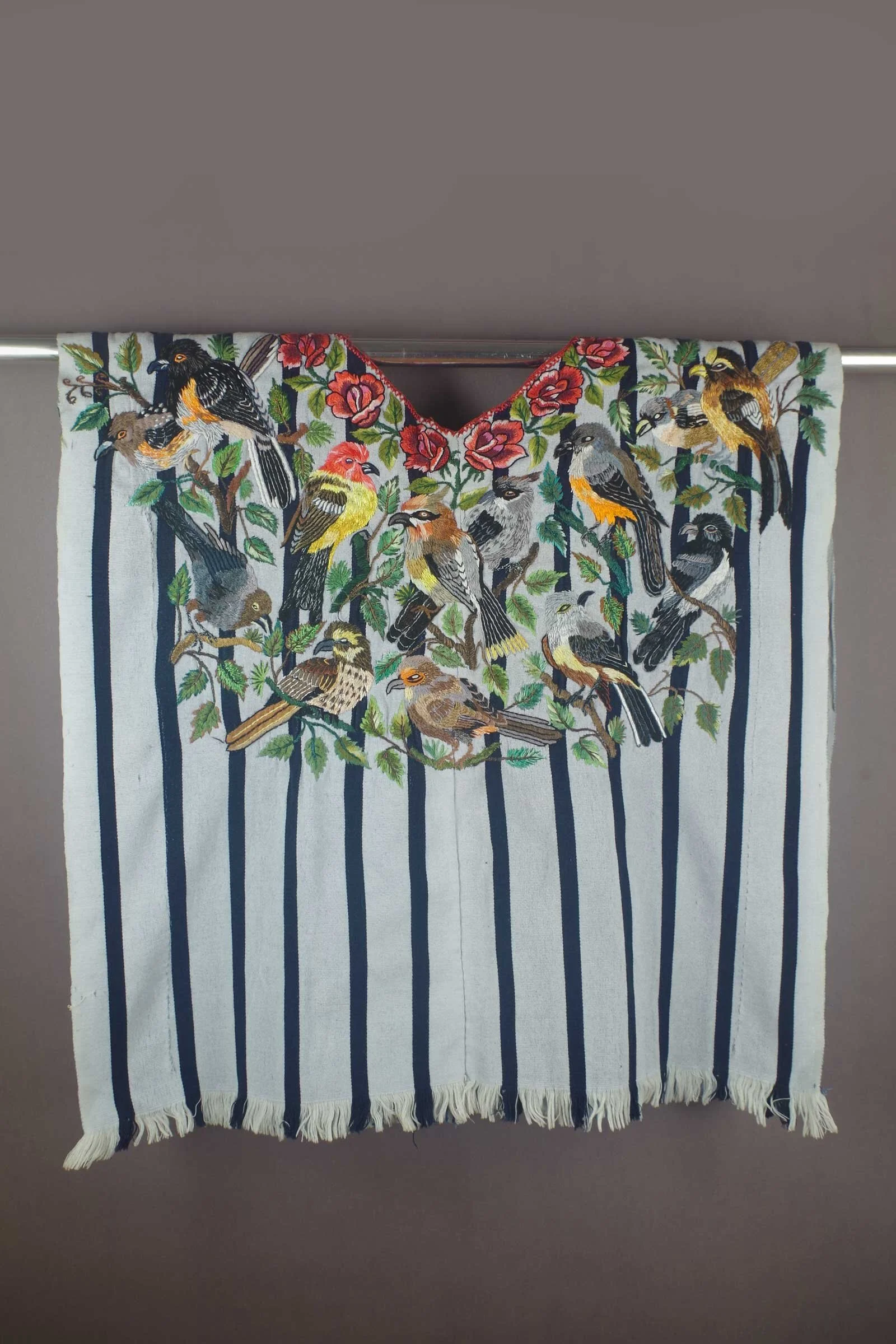 Santiago Atitlan pale blue huipil #1