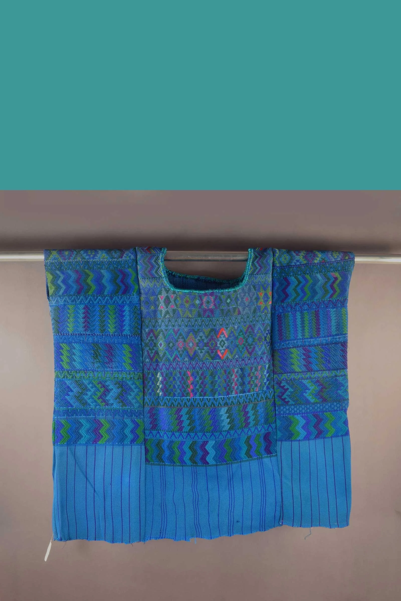 Santa Catarina Palopo blue huipil #5