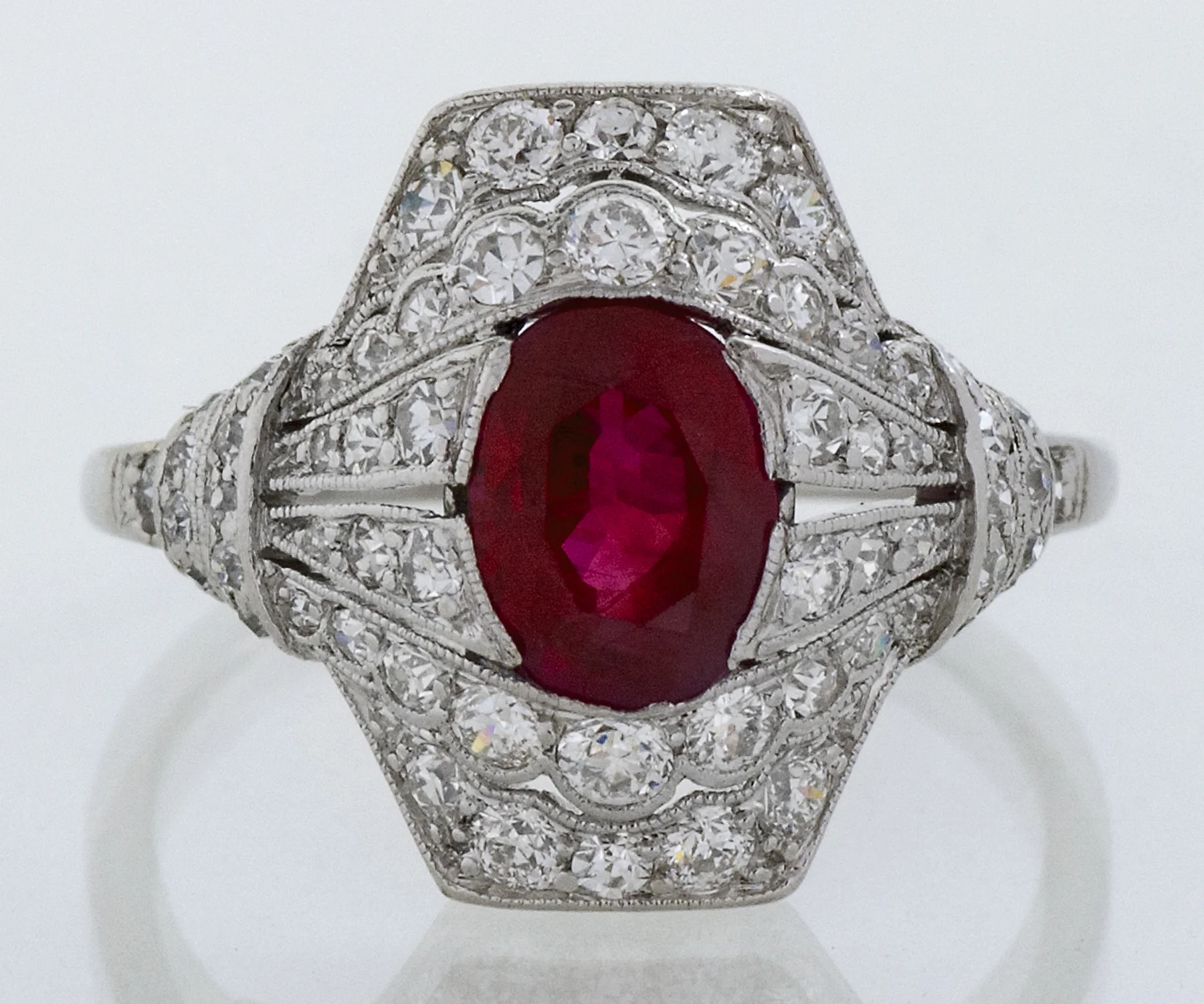 Platinum Burma Ruby