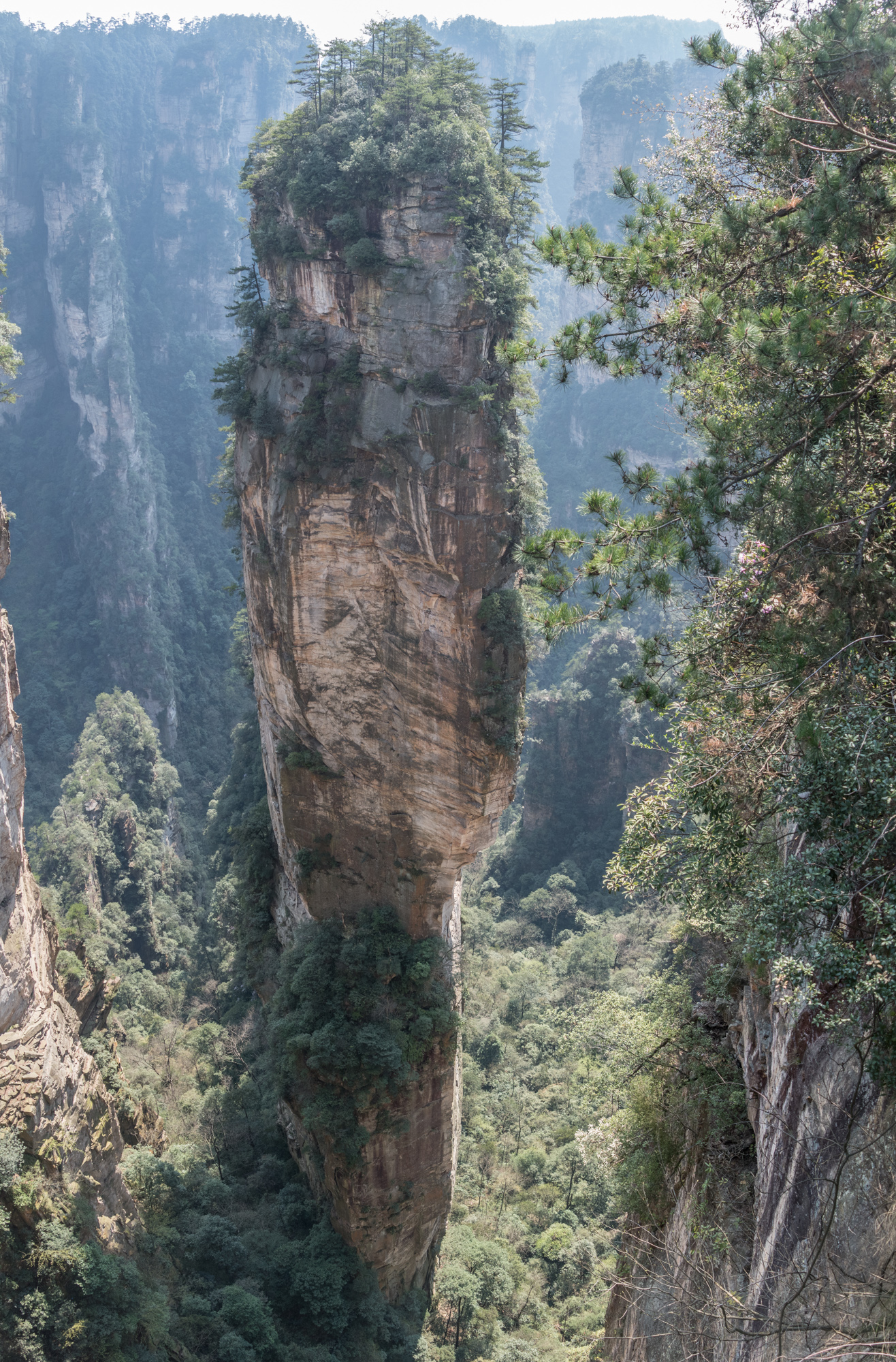 Hallelujah mountain, reputedly the model for the movie Avatar