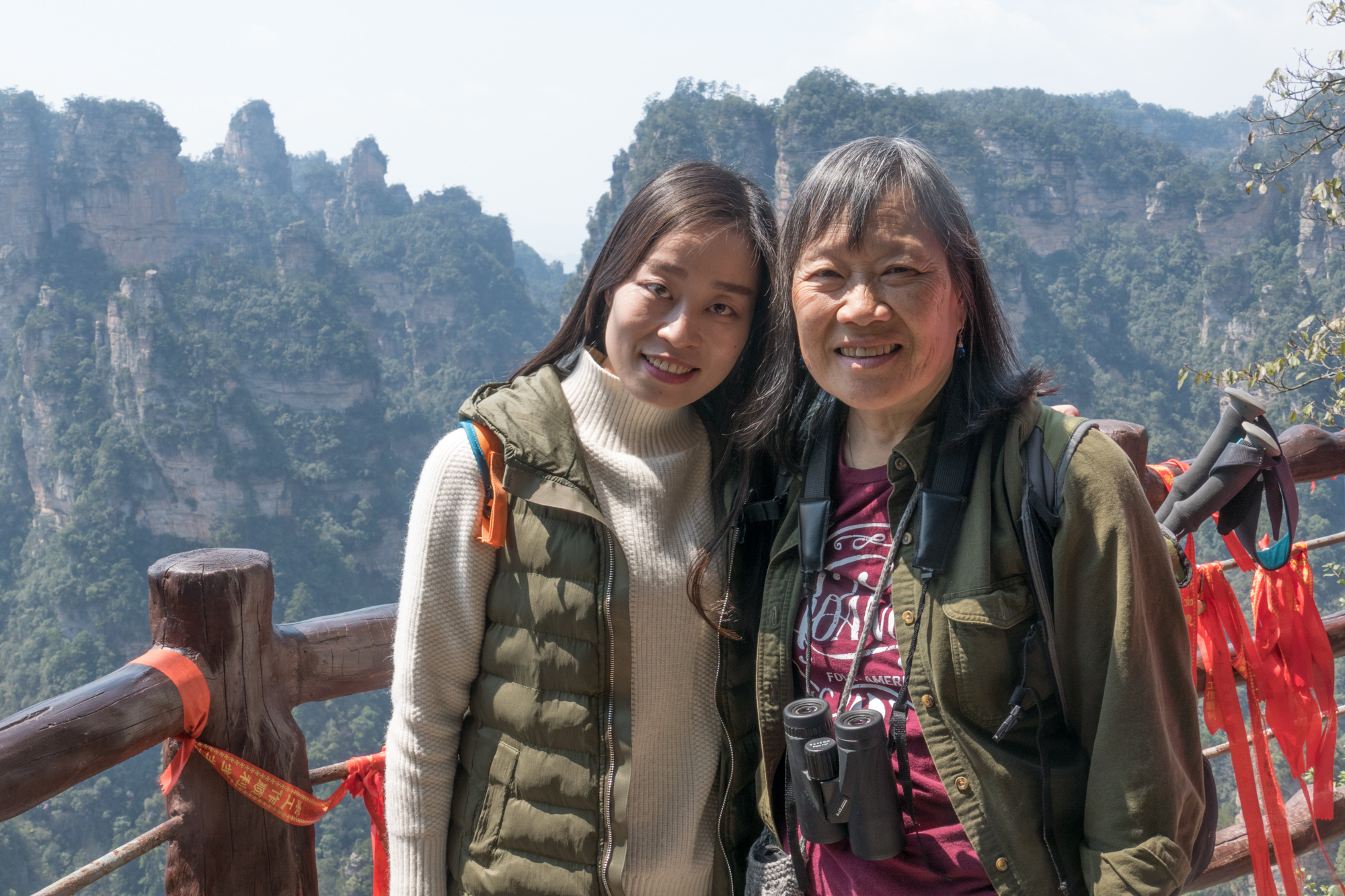 Lil with our guide Summer