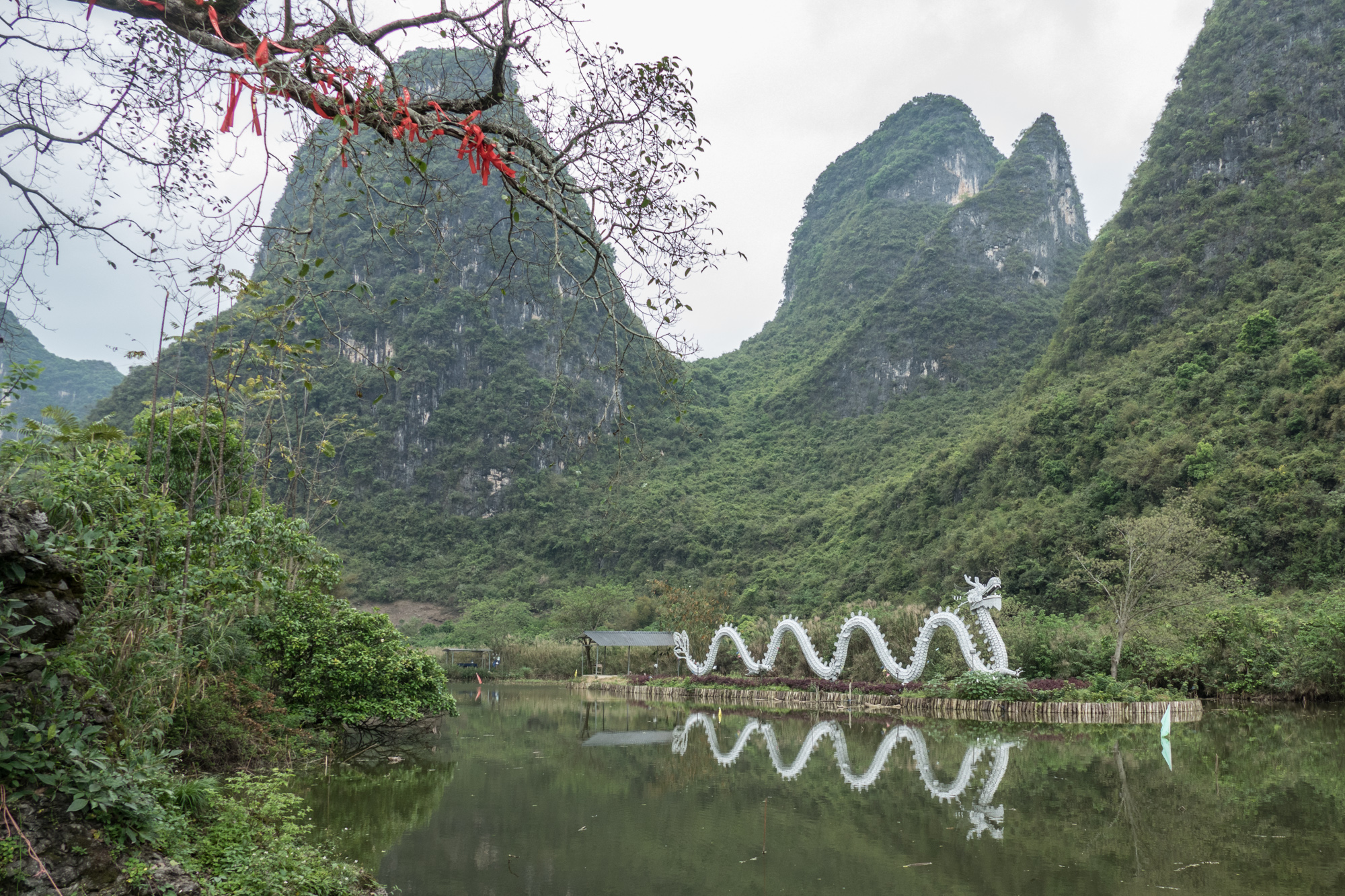 Entrance to the ancient village of Longtan
