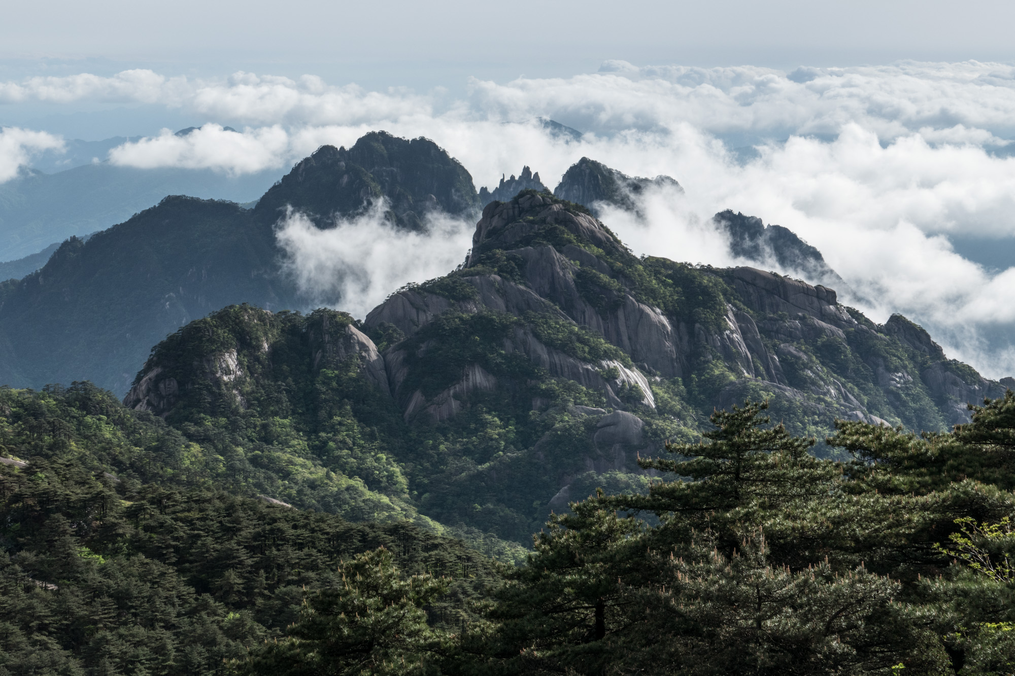 Sea of clouds rolling in