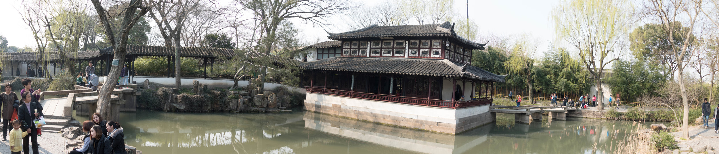 Panorama view of the Humble Administor’s Garden