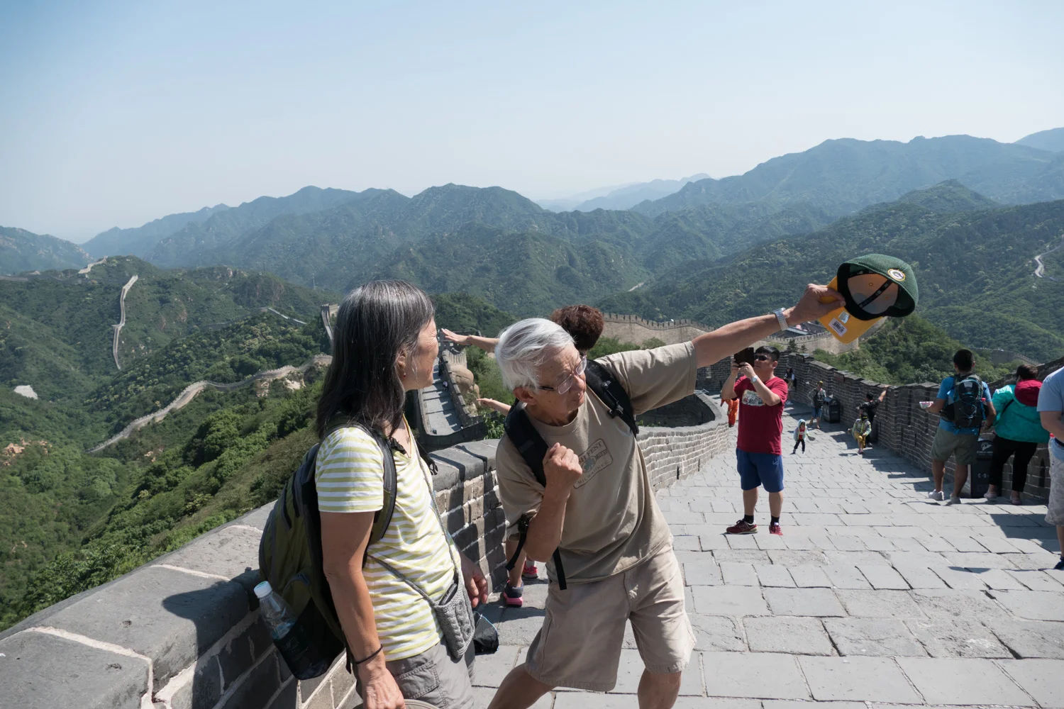 Usain Bolt at the Great Wall