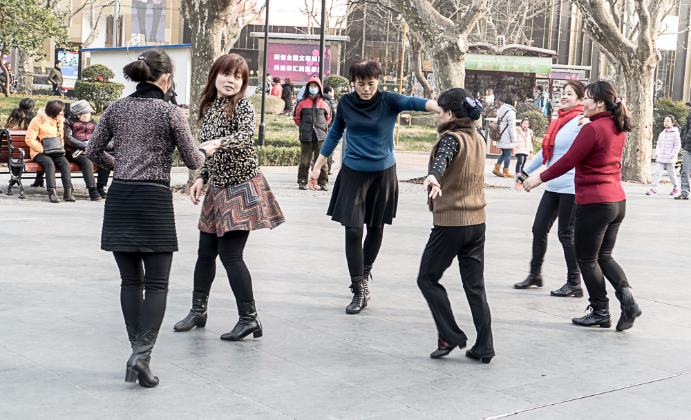 Dancing in the park