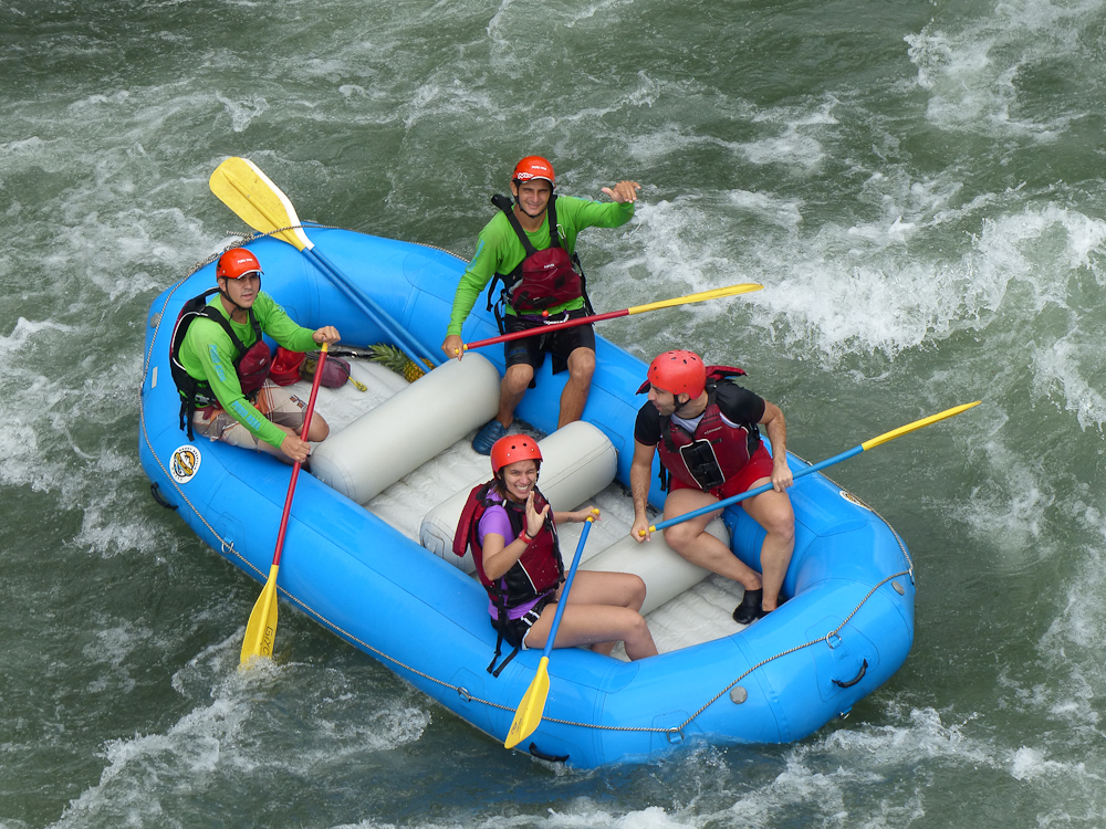 Rafters on the Sarapiqui River