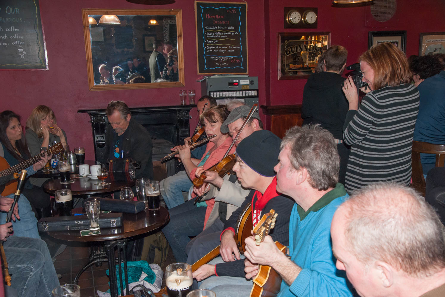 The Sunday night jam at the Marina Inn