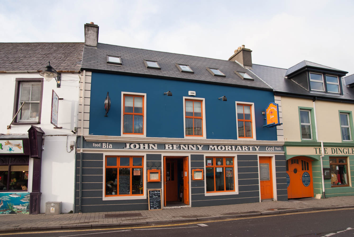 John Moriarity is a famous pub for Irish music.