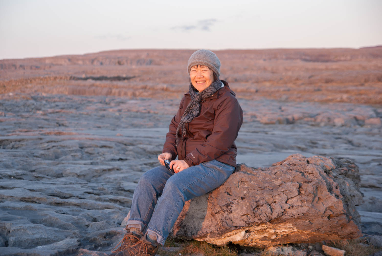 Sunset on the Burren