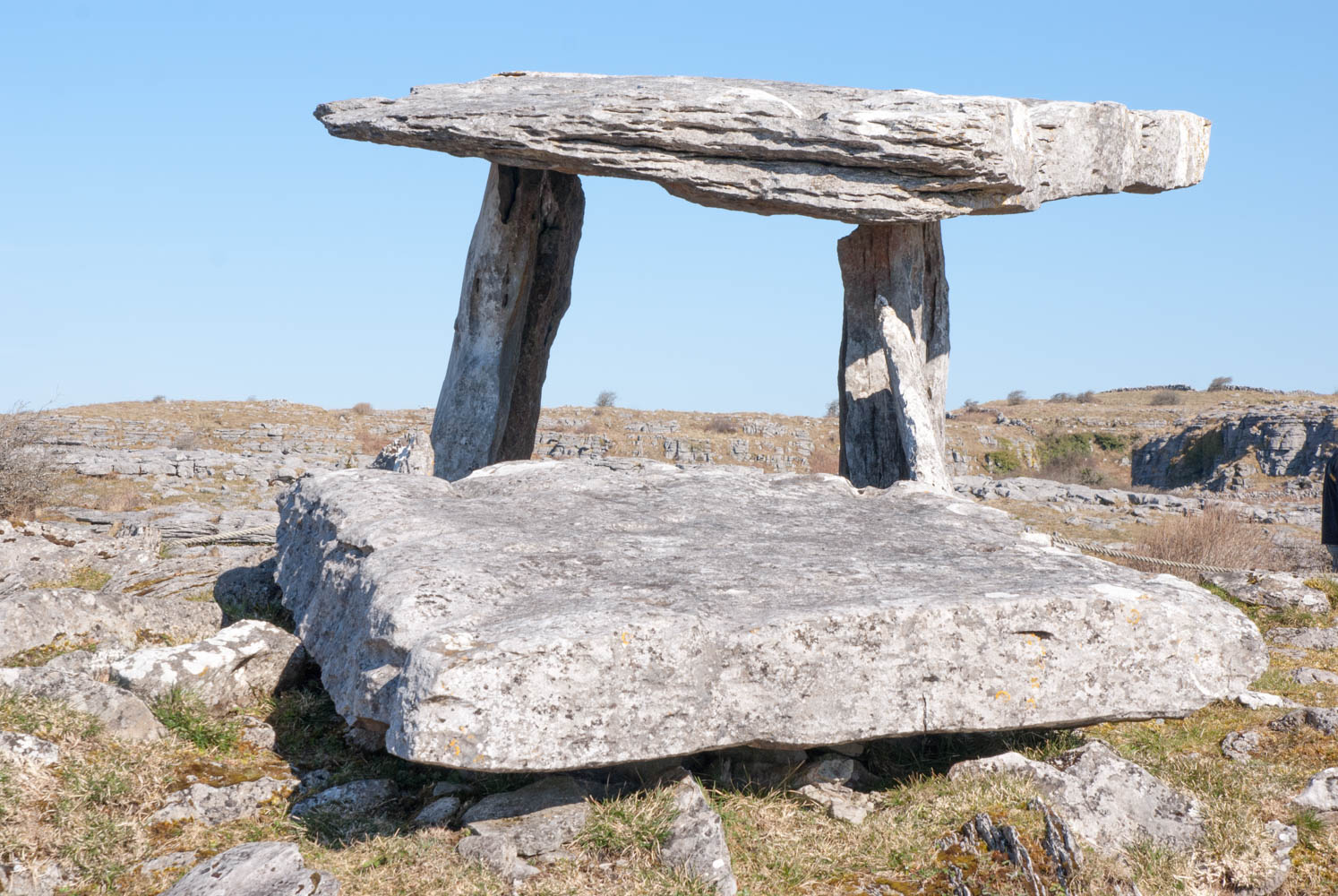 Poulnabrone Dolmen in the Burren, Ireland