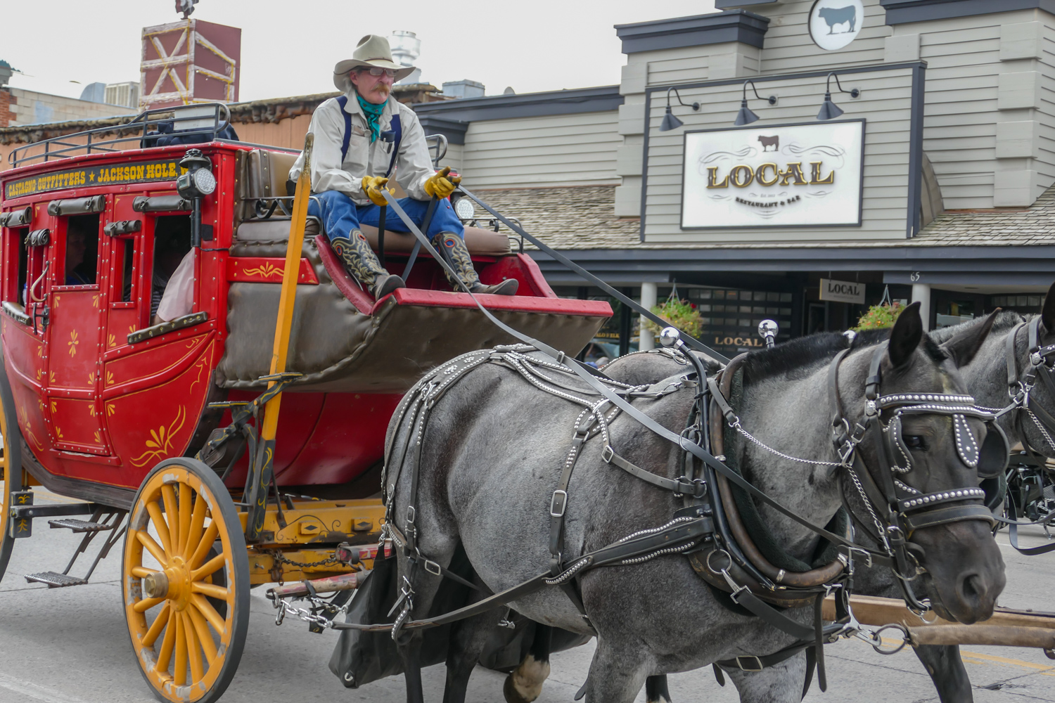 Street scene in Jackson Hole