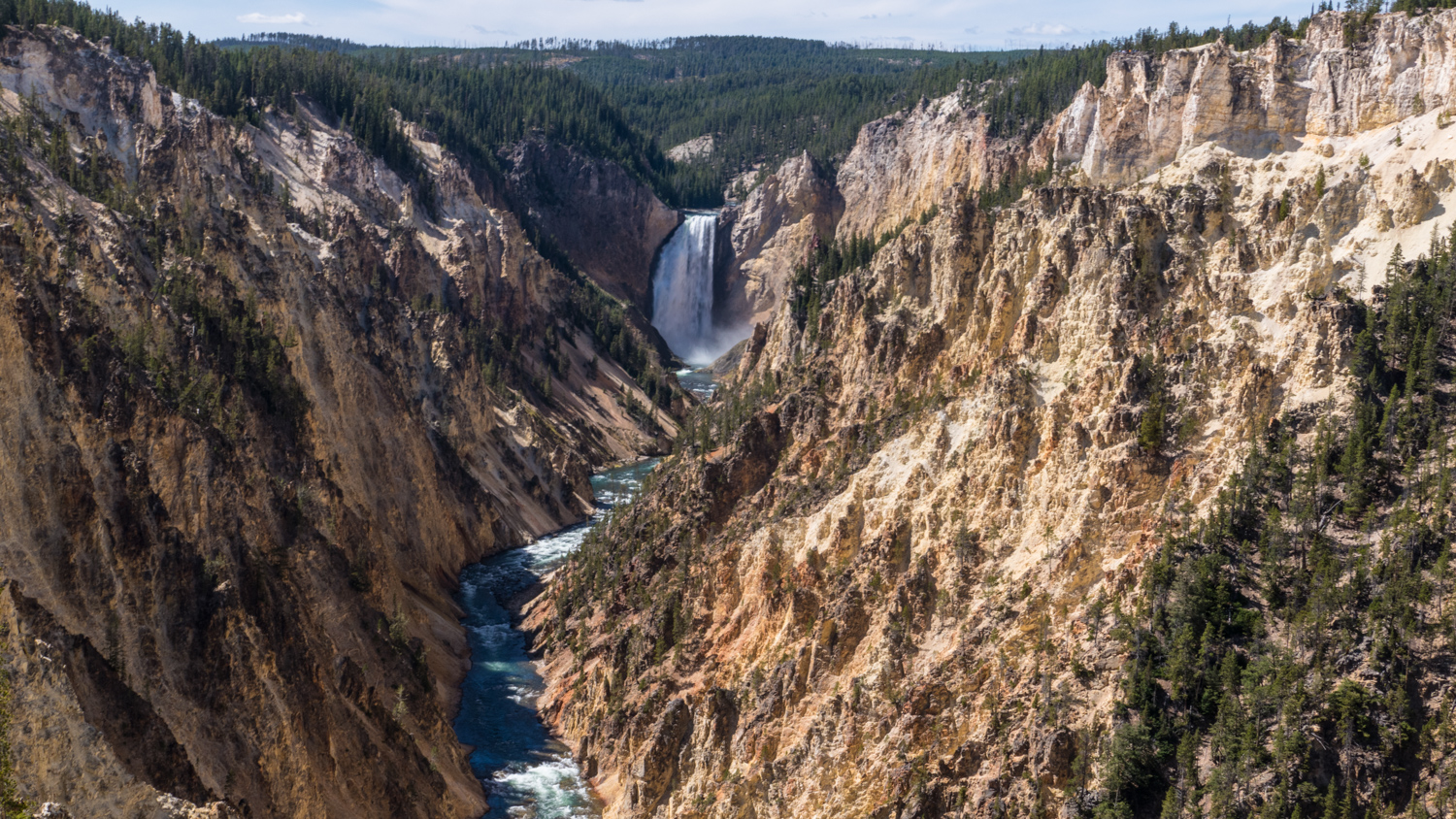 Grand Canyon of the Yellowstone and the Lower Falls
